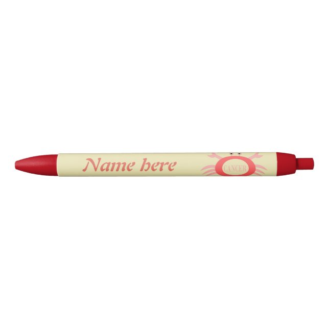 Pluma con Personalizado de cangrejo con estrella d (Anverso)