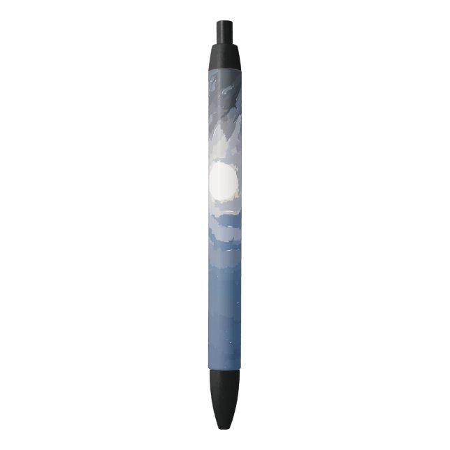 Pluma de árbol de cielo azul Sun (Frente vertical)