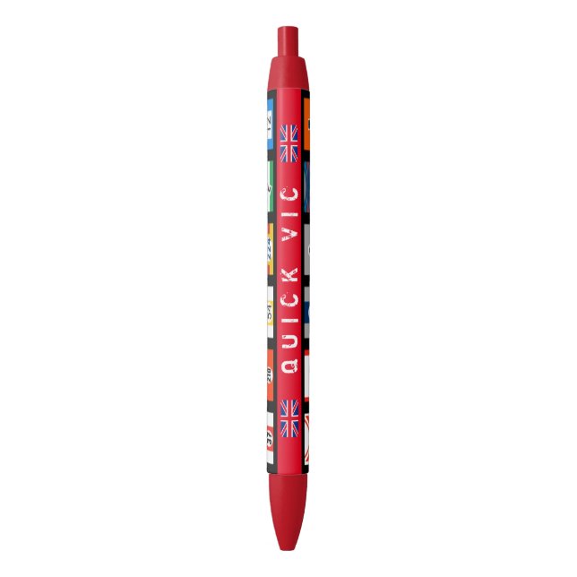 Pluma de CARRERAS VINTAGE (Frente vertical)