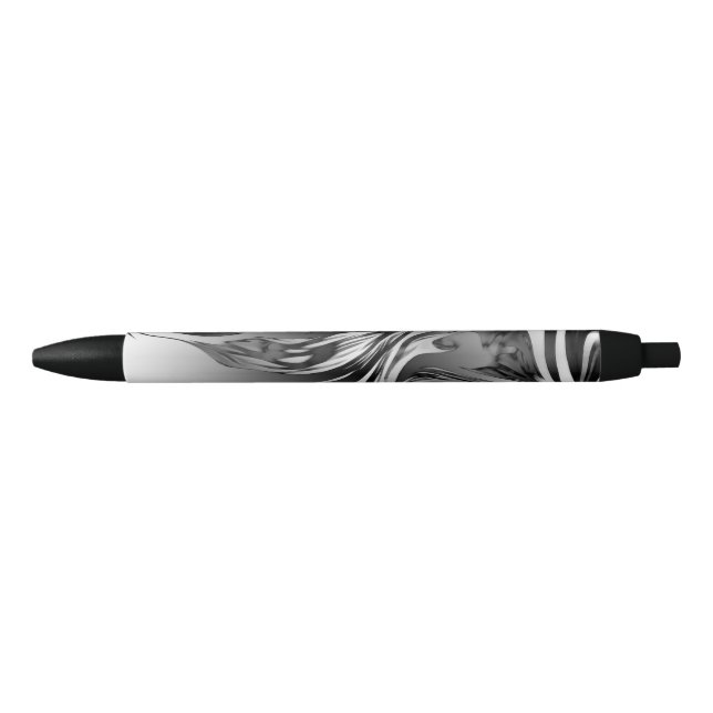 Pluma de diseño de resumen de tinta (Anverso)