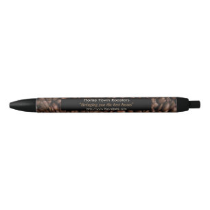 Pluma de encargo del grano de café