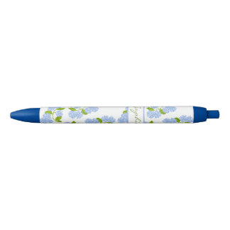 Pluma de hidrangea azul personalizada