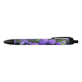 Pluma de Hidrangea Realista Clásica Púrpura