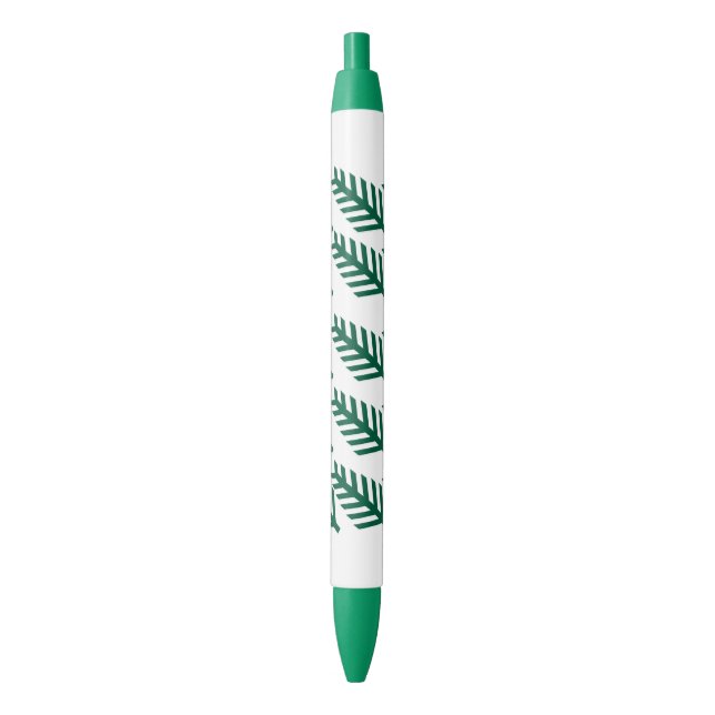 Pluma de hojas de palma verde tropical (Frente vertical)