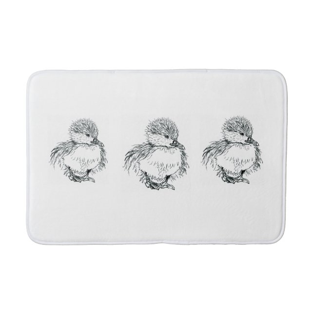 pluma de la alfombra de baño del anadón y (Anverso)