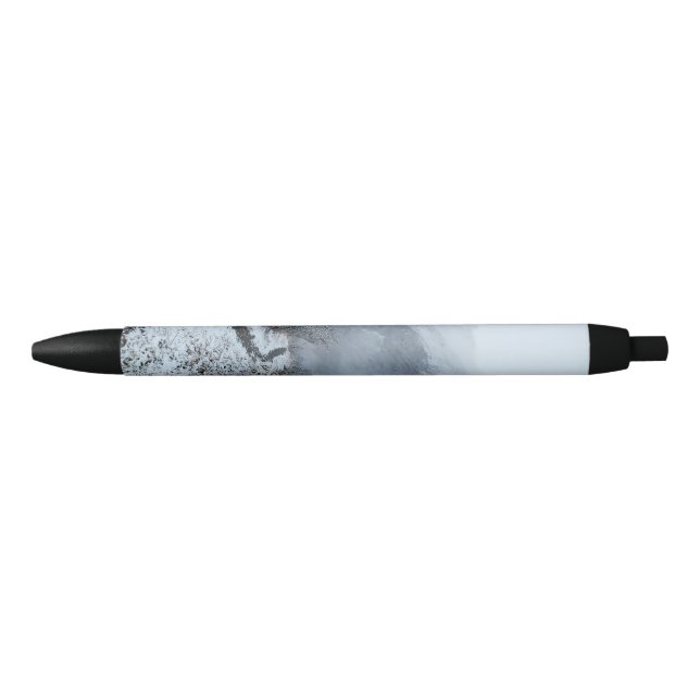 Pluma de la bandeja de invierno blanca escarcha (Anverso)