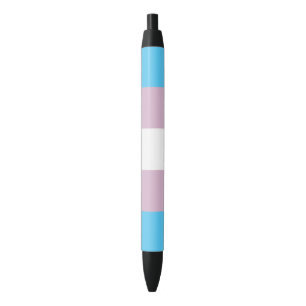 Pluma de la tinta de la bandera del transexual