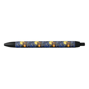 Pluma de la tinta del arte abstracto del búho y d