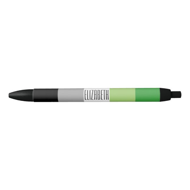 Pluma de nombre de marca romántica (Anverso)