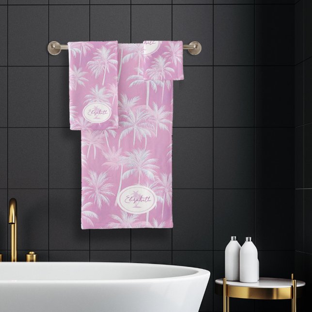 Pluma de patrón de silueta de árbol de palmas hawa (Subido por el creador)