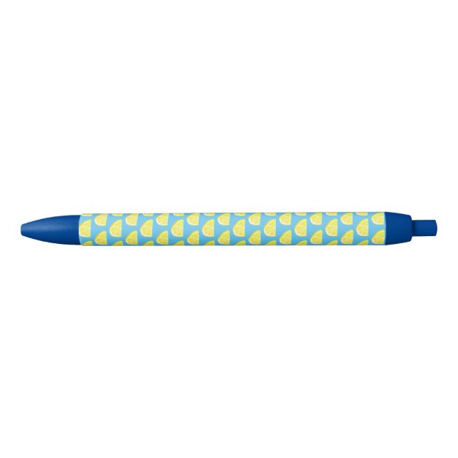 Pluma de patrón simple de limón amarillo (Anverso)