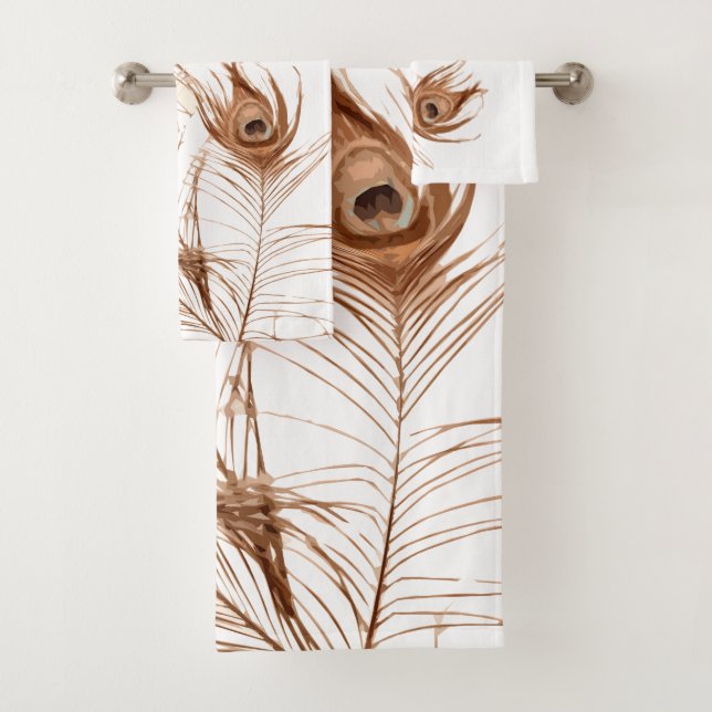 Pluma de pavo real geométrica subestimada en moder (In situ)