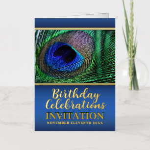 Pluma de Pavo Real Verde Azul Evento Especial Cump