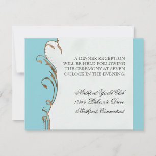Pluma de pavo real y nalgas - Invitación a la boda