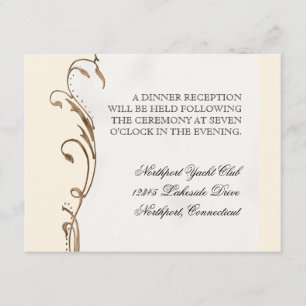 Pluma de pavo real y nalgas - Invitación a la boda