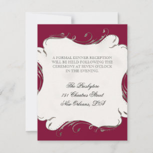 Pluma de pavo real y nalgas - Invitación a la boda