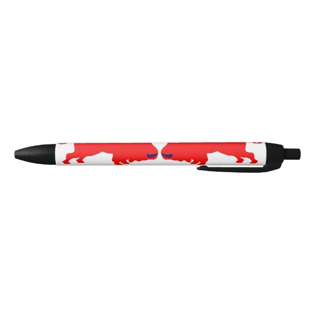 Pluma de Personalizado de los Bulls rojos (Parte de abajo)