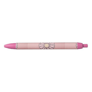 Pluma de punto de polka rosa cúrcuma