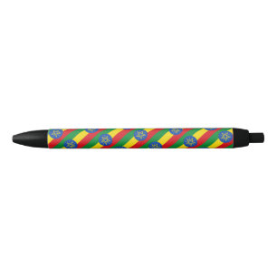 Pluma de punto de vista de bandera de Etiopía