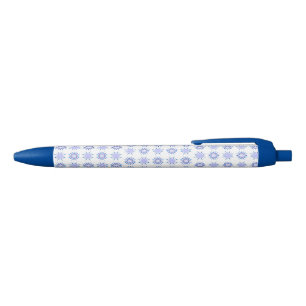 Pluma de tinta azul Starburst