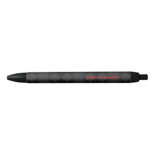 Pluma de tinta de patrón de diamante negro de clas