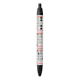 Pluma de tinta de tarjeta de bingo