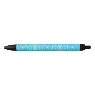 Pluma de tinta negra para eclipse azul