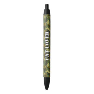 Pluma de tinta negra para el camuflaje de Woodland