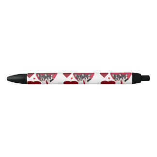 Pluma del bulldog francés de la tarjeta del día de
