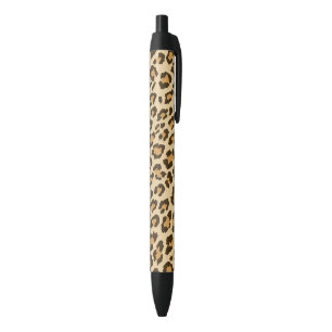 Pluma del estampado leopardo