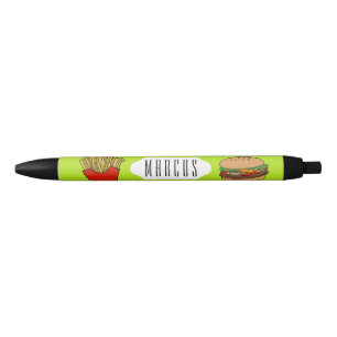 Pluma del personalizado de la hamburguesa y de las