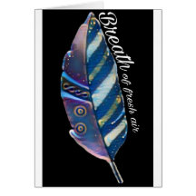 Pluma del respirar aire puro