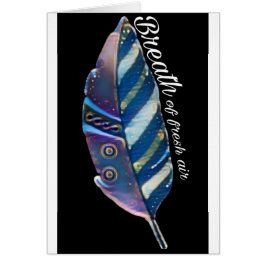 Pluma del respirar aire puro