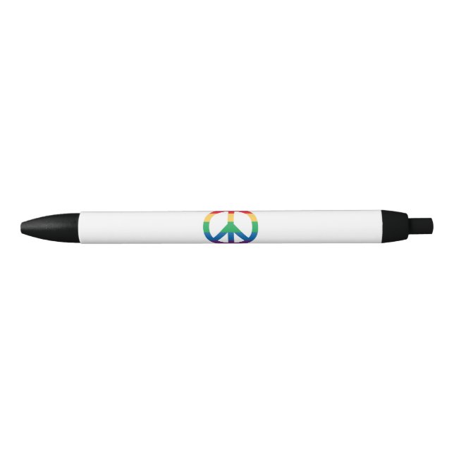 Pluma del signo de la paz del arco iris (Anverso)