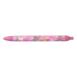 Pluma floral de la acuarela