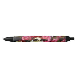 Pluma floral personalizada