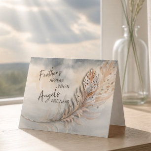 Pluma Inspiradora y Cita de Ángel Acuarela