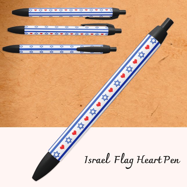 Pluma israelí, bandera israelí con tierra roja (Subido por el creador)