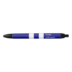 Pluma monogramada de la franja de la Marina Person