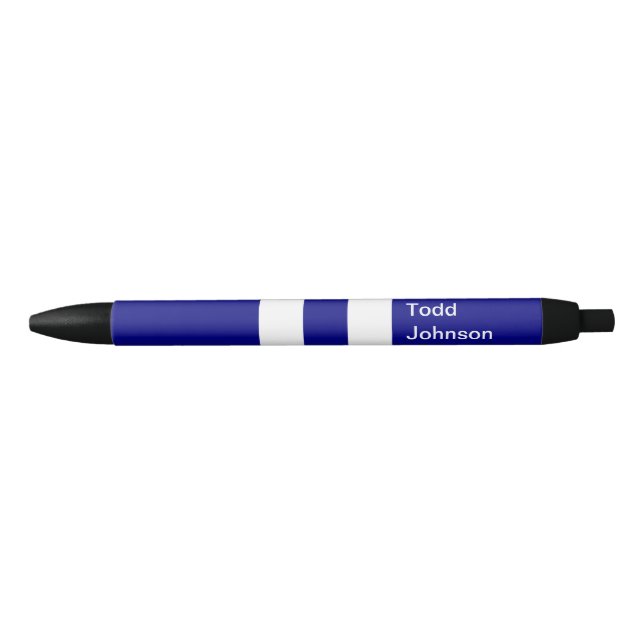 Pluma monogramada de la franja de la Marina Person (Anverso)