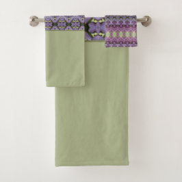 Pluma morada y malva