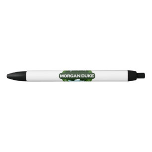 Pluma negra de encargo del ajuste, tinta negra