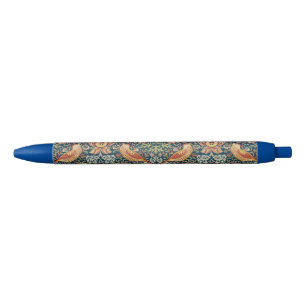 Pluma negra de tinta William Morris Strawberry