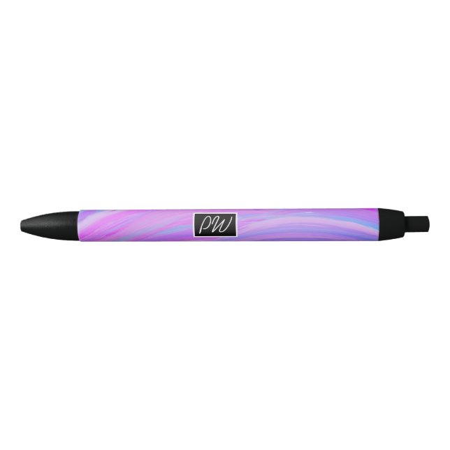 Pluma personalizada de colores pintados (Anverso)