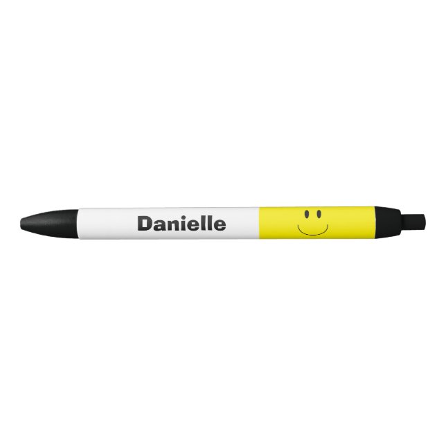 Pluma personalizada de la "cara feliz" (Anverso)