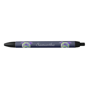 Pluma personalizada perro azul del pitbull