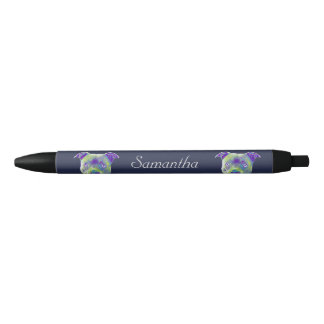Pluma personalizada perro azul del pitbull
