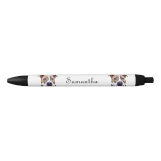 Pluma personalizada perro de Pitbull