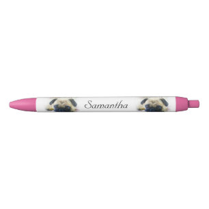 Pluma personalizada rojo del perro del barro
