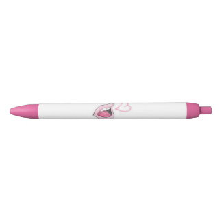 Pluma rosada de los labios
